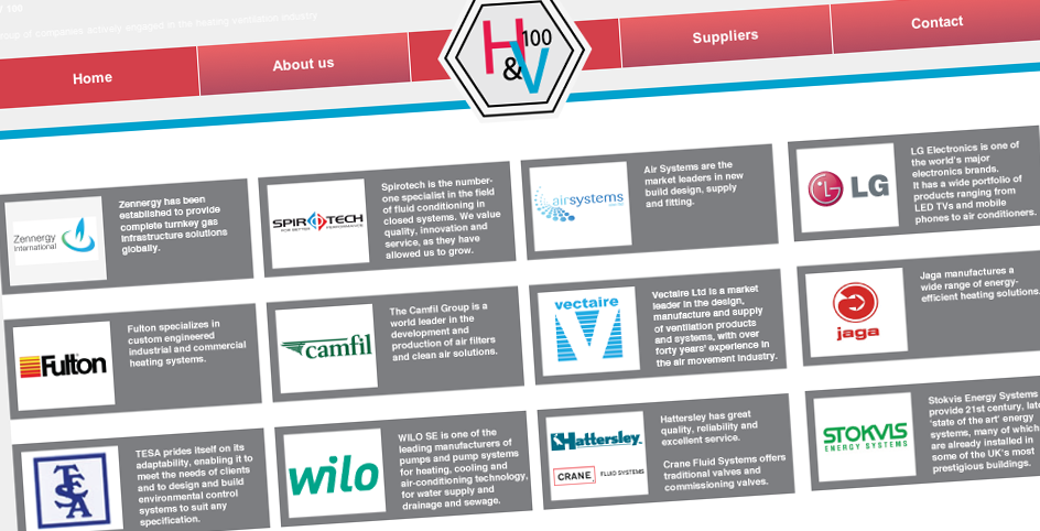 H&V 100 website