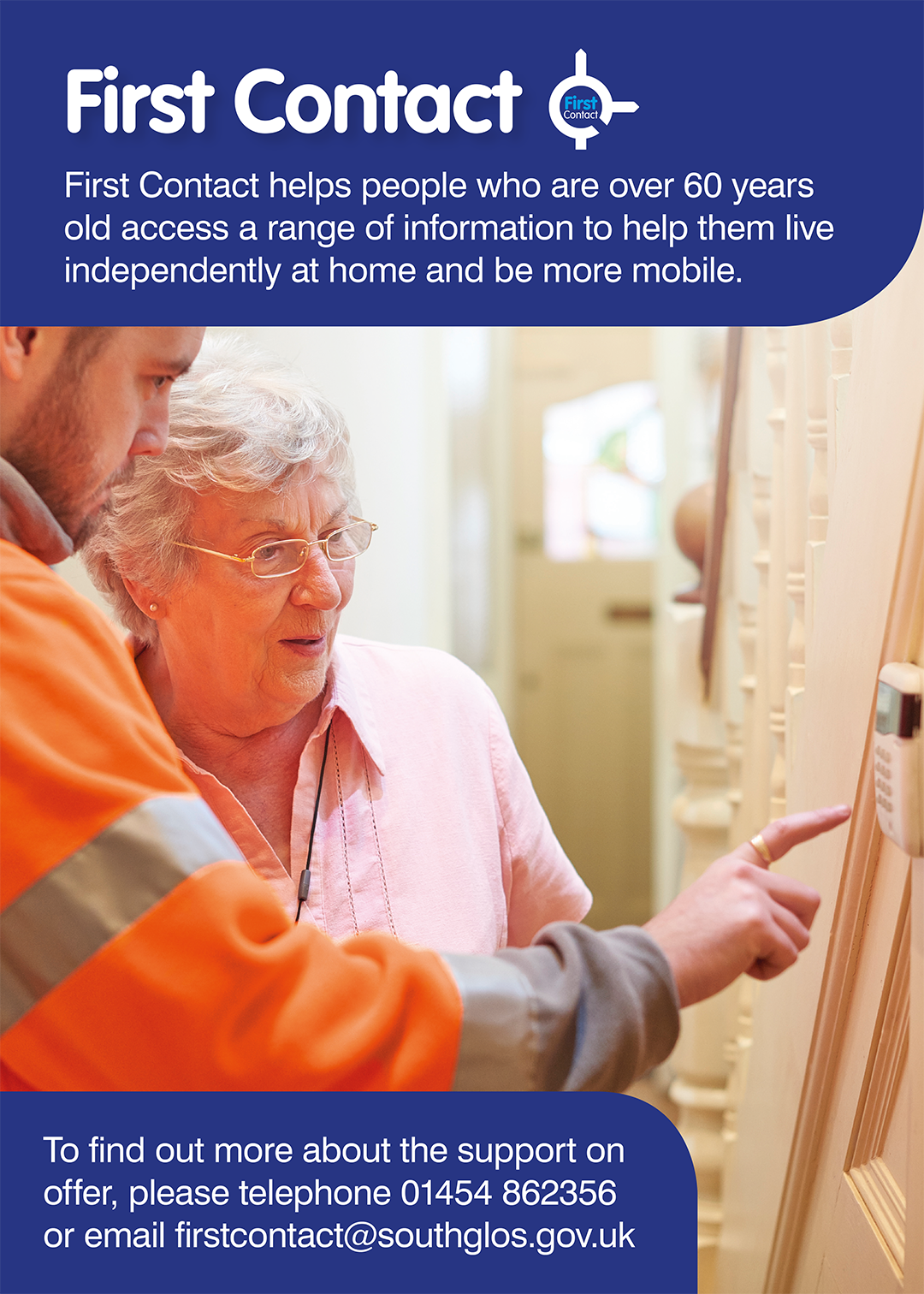 South gloucestershire first contact poster